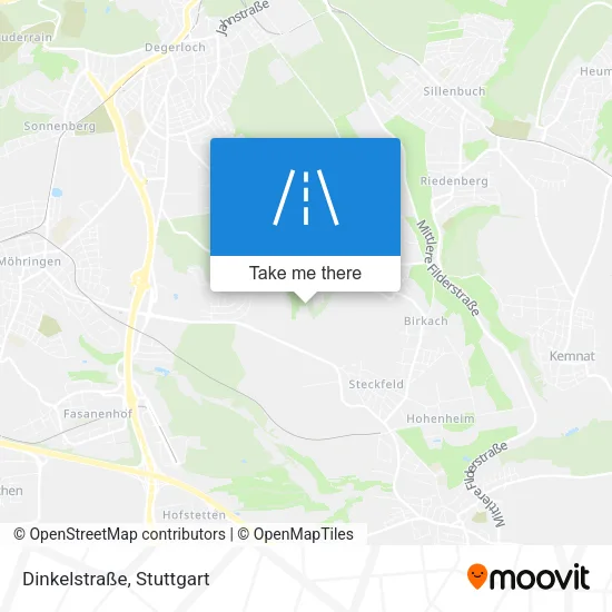 Карта Dinkelstraße