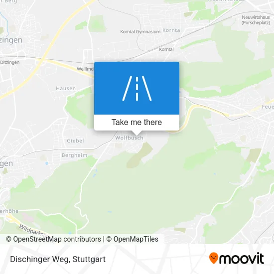 Карта Dischinger Weg