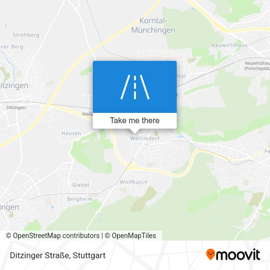Ditzinger Straße map