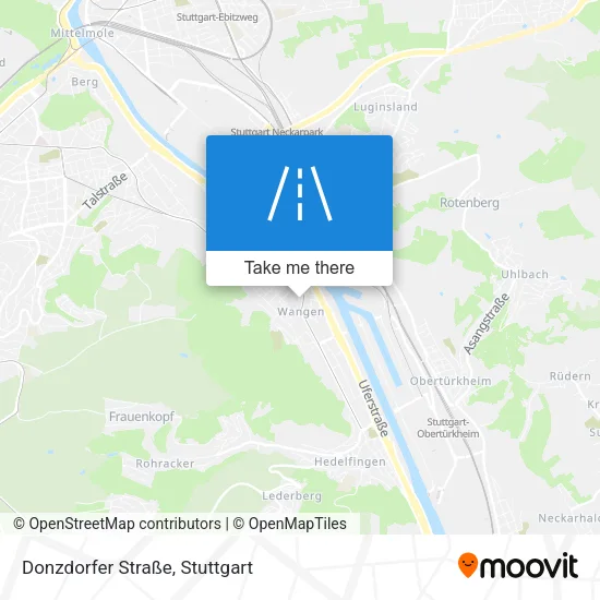 Карта Donzdorfer Straße