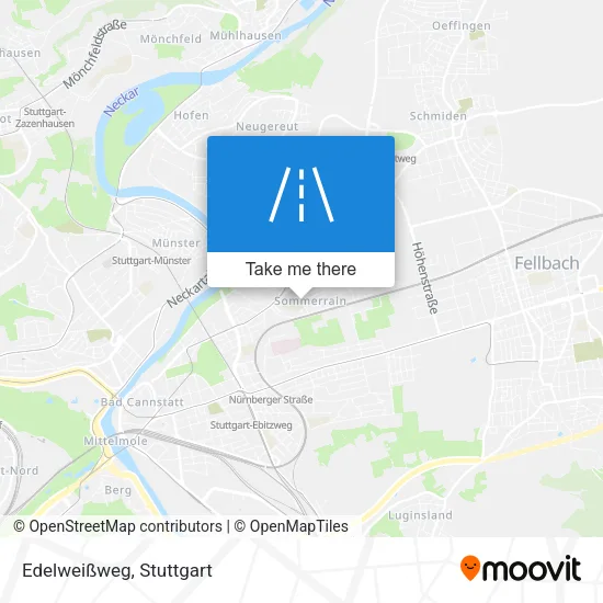 Карта Edelweißweg