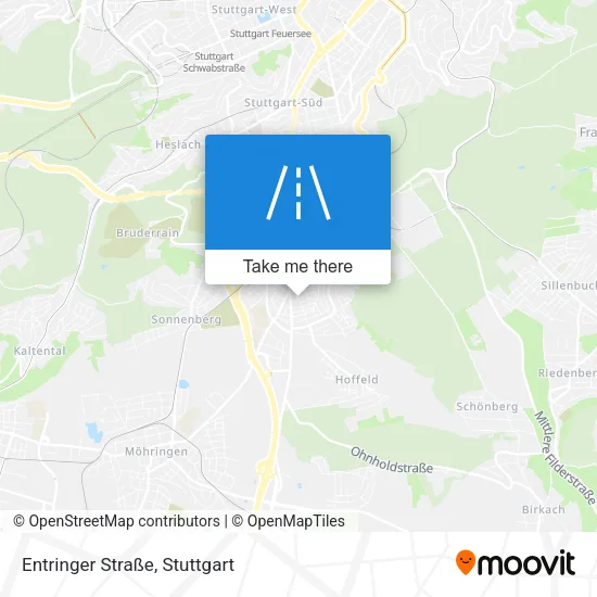 Entringer Straße map