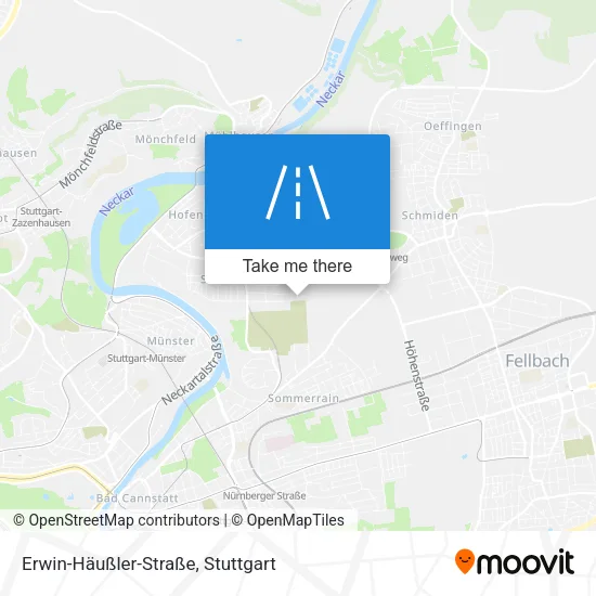 Карта Erwin-Häußler-Straße