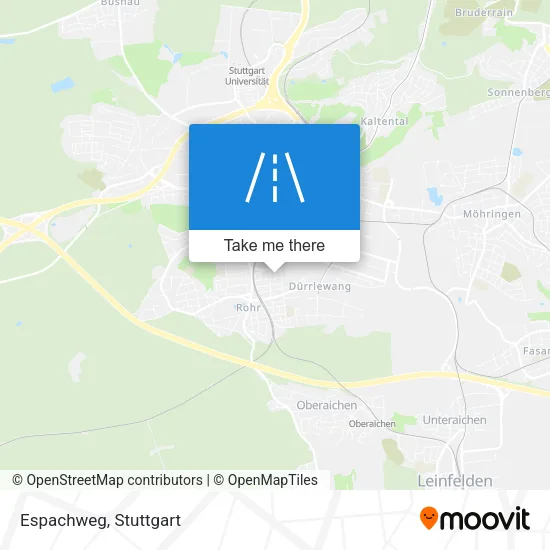 Espachweg map