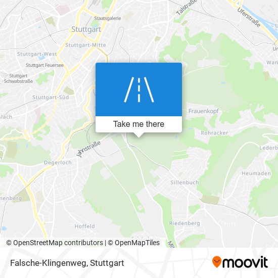 Falsche-Klingenweg map