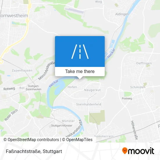 Карта Faßnachtstraße