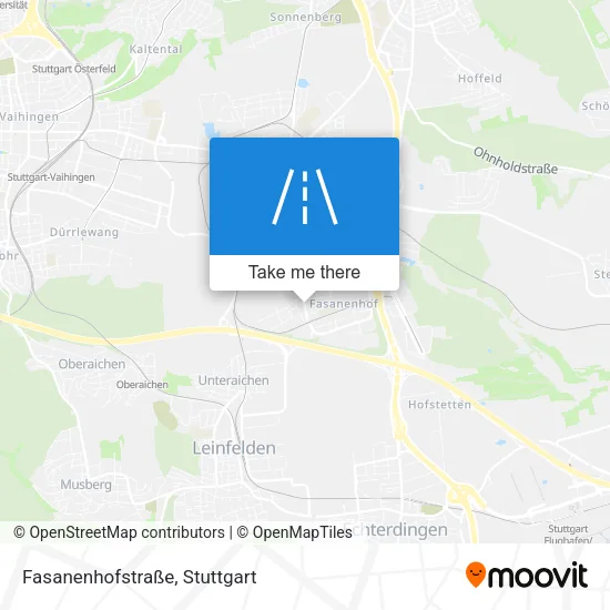 Карта Fasanenhofstraße