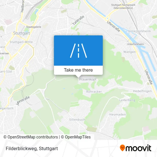 Карта Filderblickweg