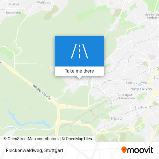 Карта Fleckenwaldweg