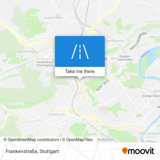 Карта Frankenstraße