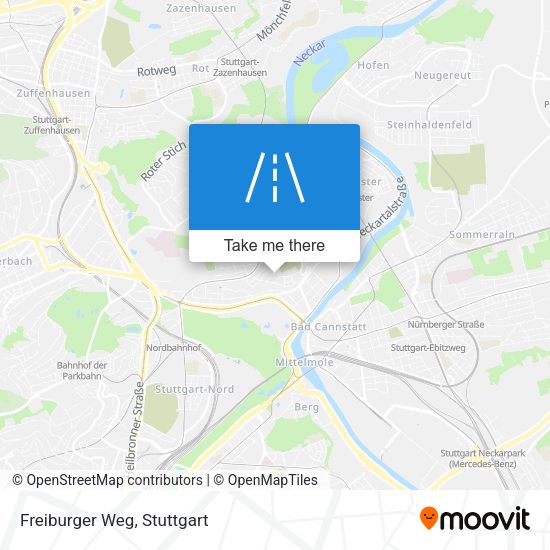 Карта Freiburger Weg