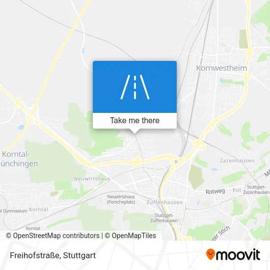 Карта Freihofstraße