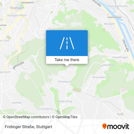 Fridinger Straße map