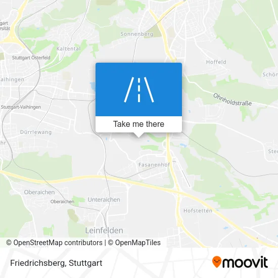 Карта Friedrichsberg