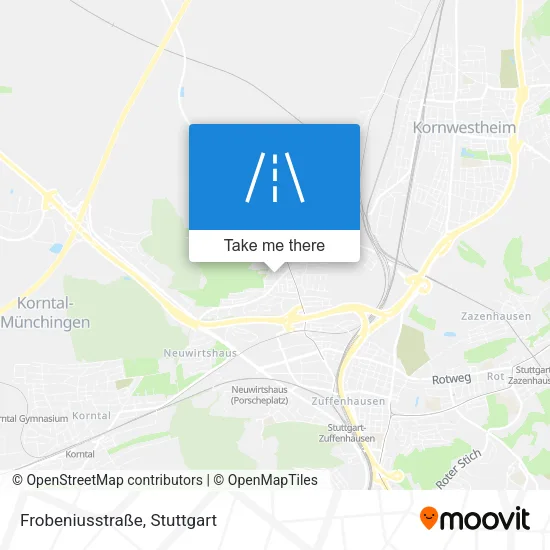 Карта Frobeniusstraße
