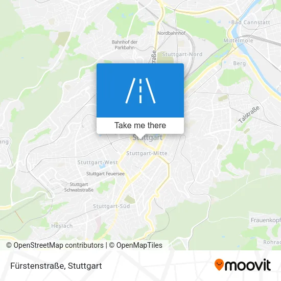 Карта Fürstenstraße