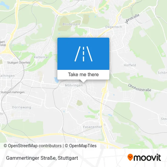 Карта Gammertinger Straße