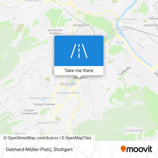 Gebhard-Müller-Platz map
