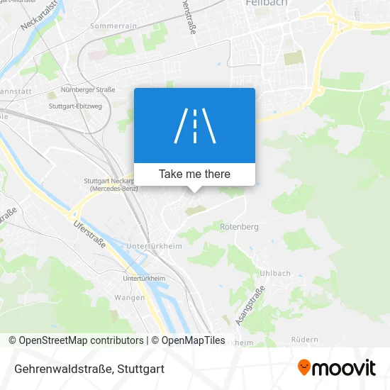 Карта Gehrenwaldstraße