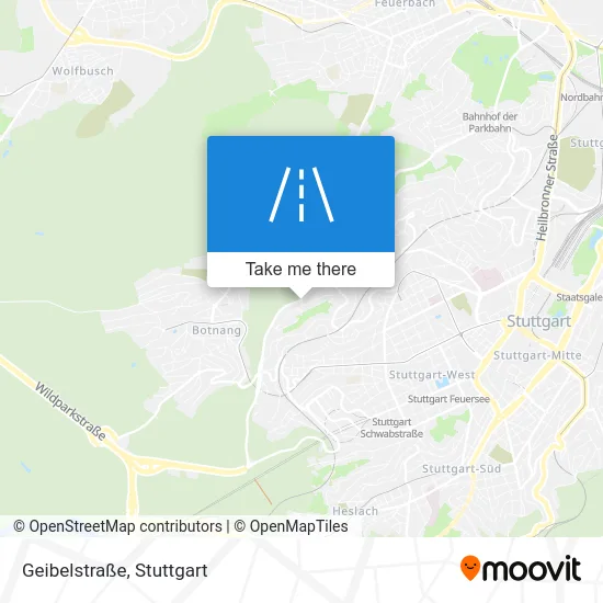 Карта Geibelstraße