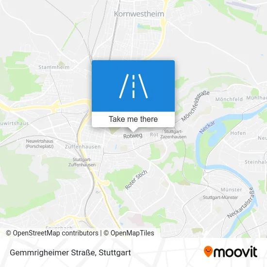 Карта Gemmrigheimer Straße