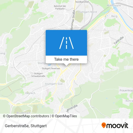 Карта Gerberstraße