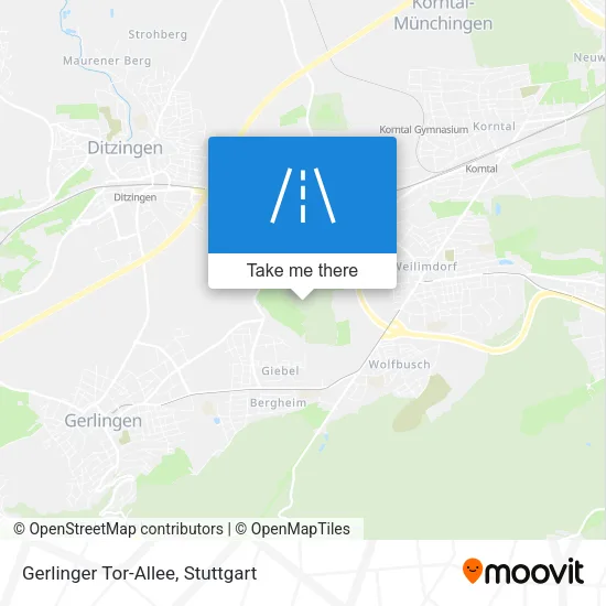 Карта Gerlinger Tor-Allee