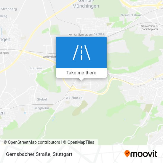 Gernsbacher Straße map