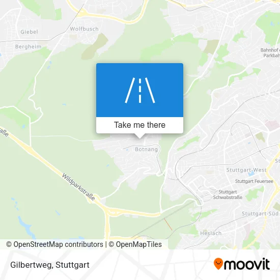 Карта Gilbertweg