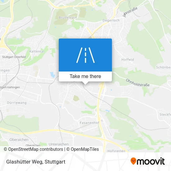 Карта Glashütter Weg