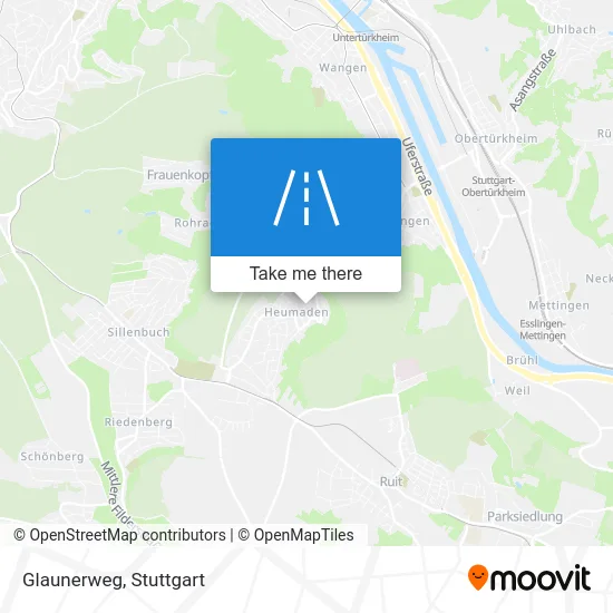 Карта Glaunerweg