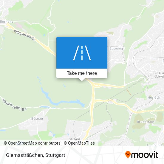 Glemssträßchen map