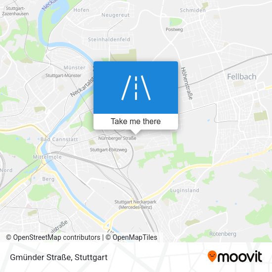 Gmünder Straße map