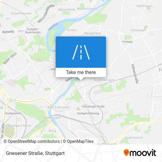 Карта Gnesener Straße