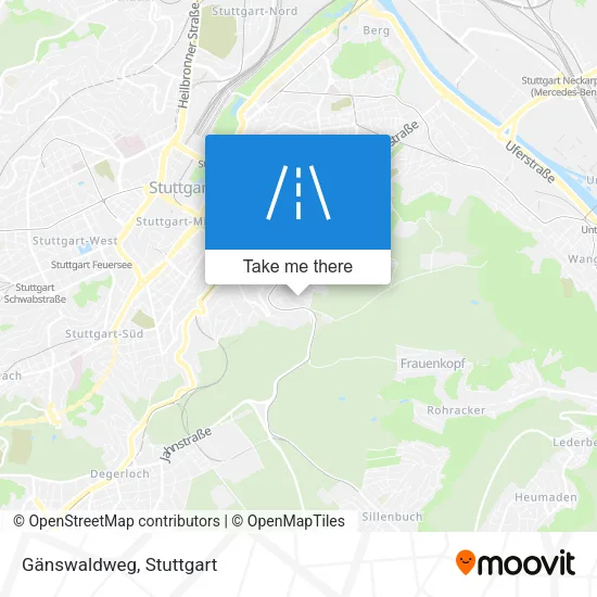 Gänswaldweg map