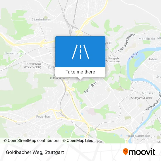 Карта Goldbacher Weg