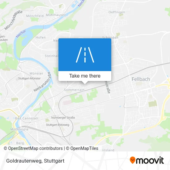 Карта Goldrautenweg
