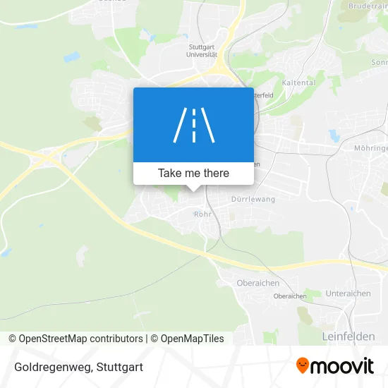 Карта Goldregenweg