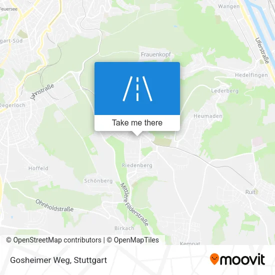 Карта Gosheimer Weg