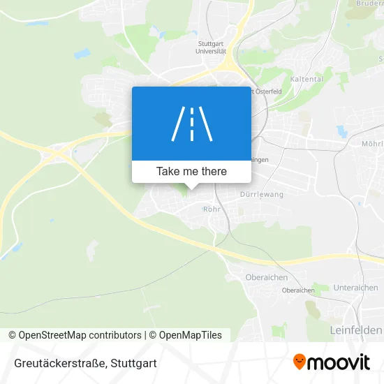 Карта Greutäckerstraße