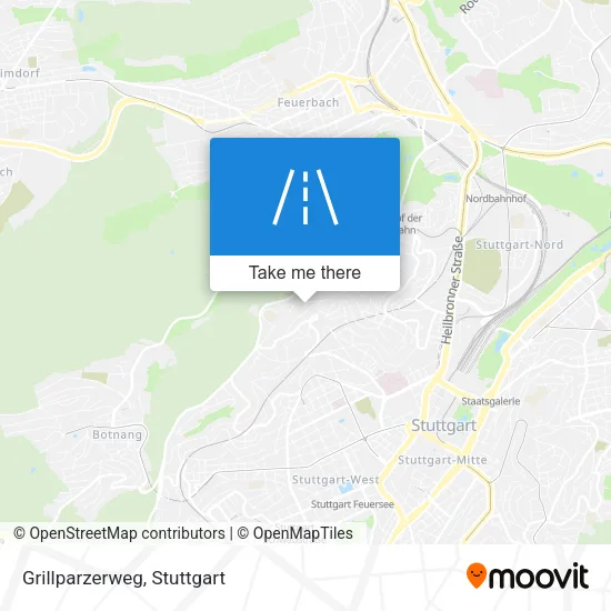 Карта Grillparzerweg