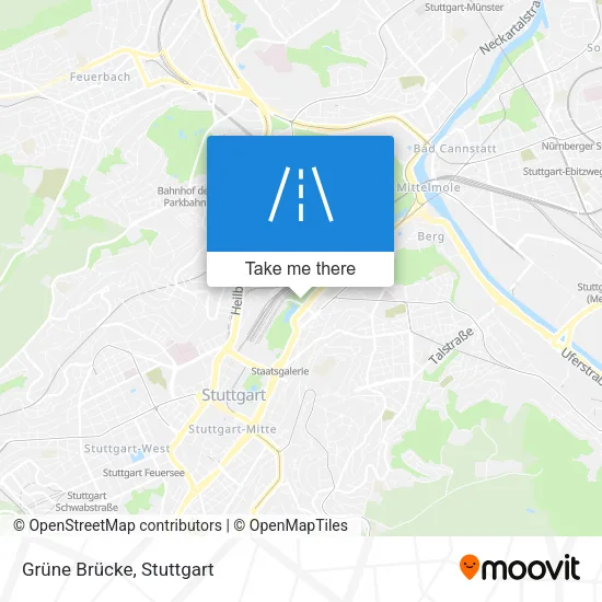 Grüne Brücke map