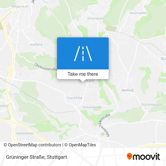 Grüninger Straße map
