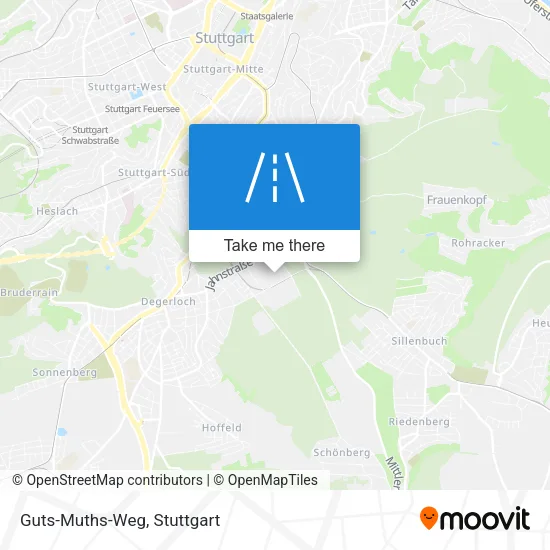 Карта Guts-Muths-Weg