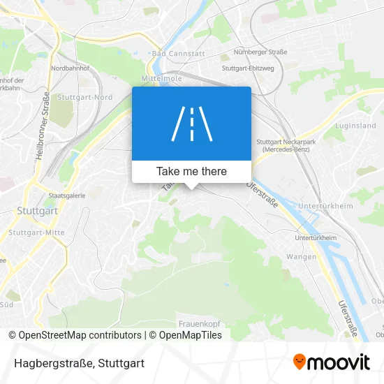 Карта Hagbergstraße