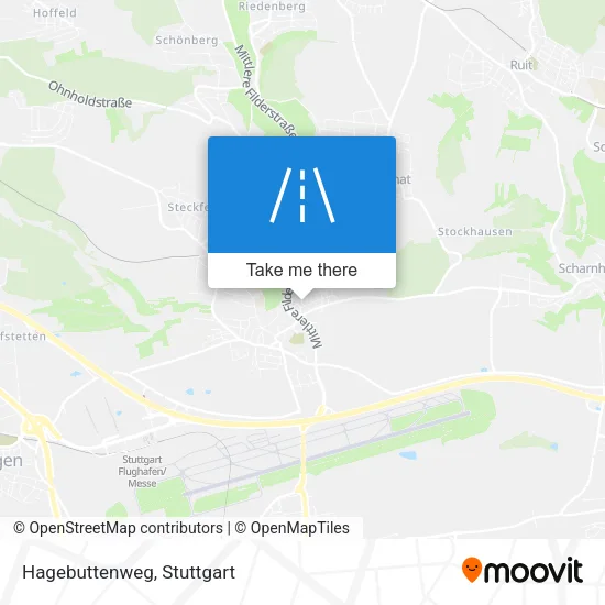 Карта Hagebuttenweg