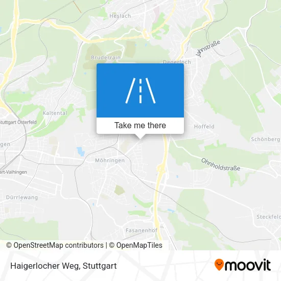 Карта Haigerlocher Weg