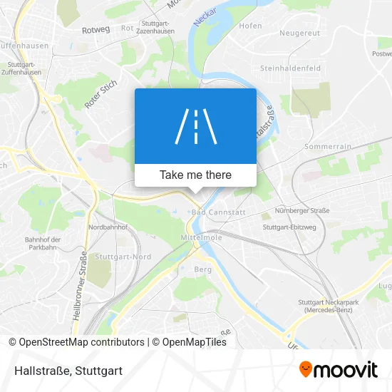 Hallstraße map