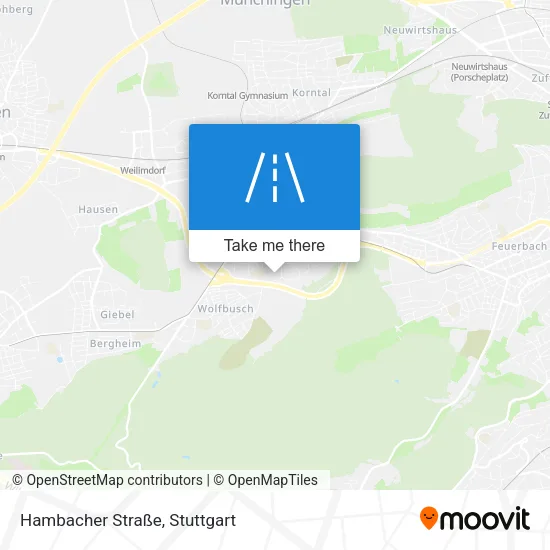 Hambacher Straße map
