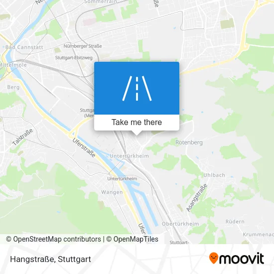 Карта Hangstraße